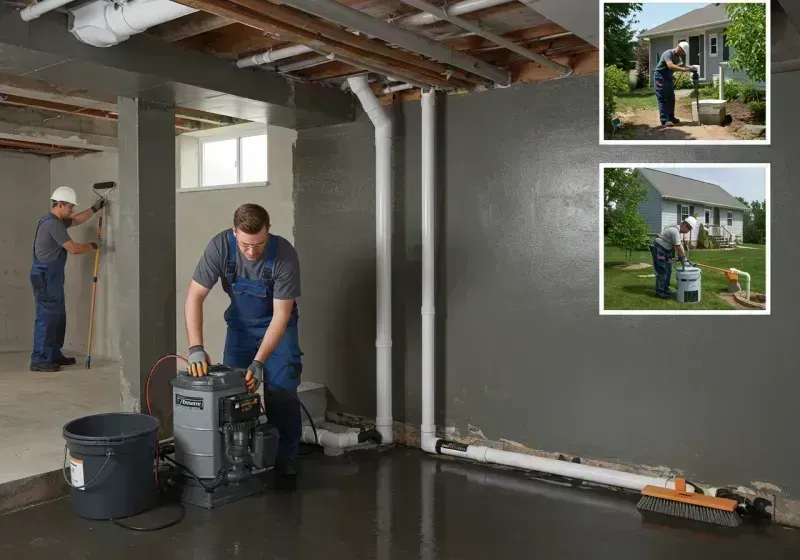 Basement Waterproofing and Flood Prevention process in New Smyrna Beach, FL